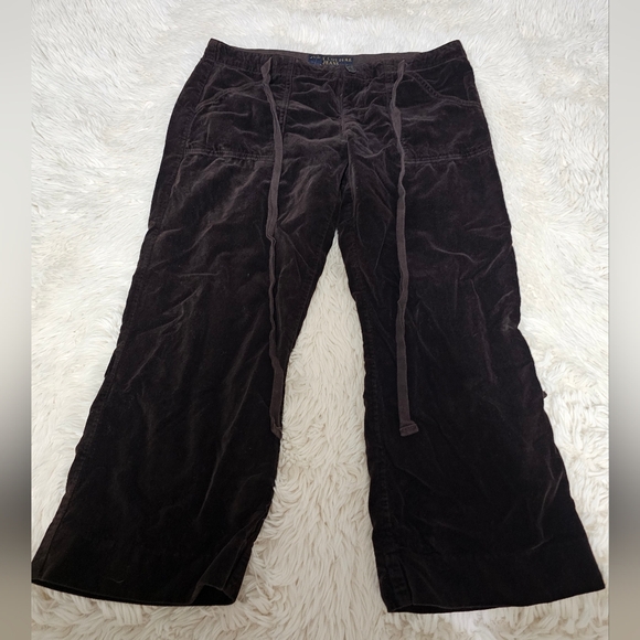 Juicy Couture Pants - Juicy Couture Chocolate Velvet Trousers